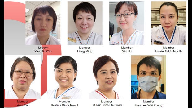 NHCS quality improvement team, nurses