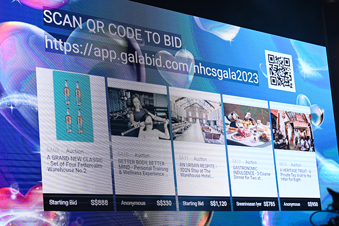 gala stage silent auction app