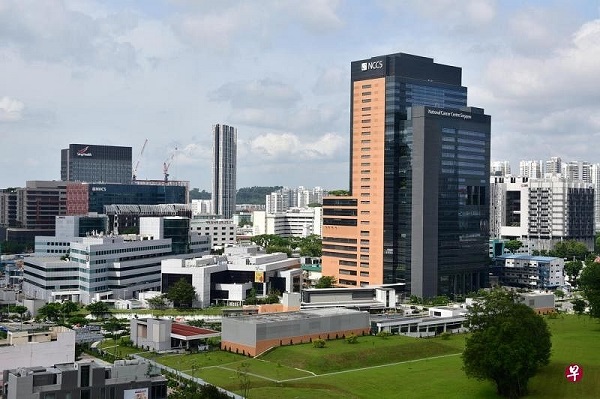 新加坡国立癌症中心星期五起迁至24层楼高的新大楼，里头备有更多癌症治疗和病患康复，以及研究和公众教育的设施。（新加坡国立癌症中心提供）