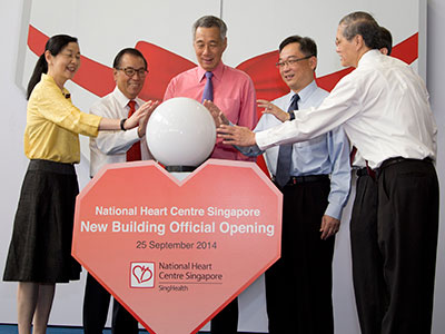 open of new NHCS building 2014 lee hsien loong ivy ng